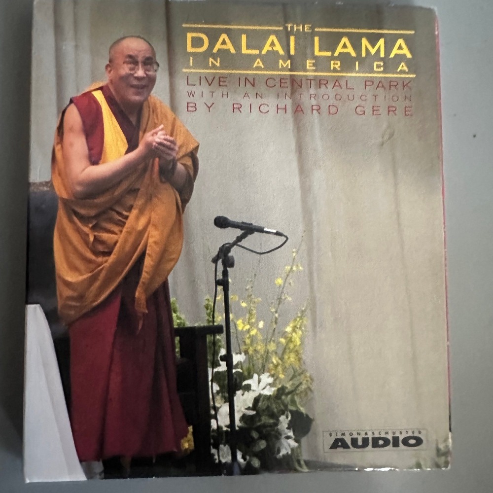 Dalai Lama In America Live In Central Park Audio CD Richard Gere Intro